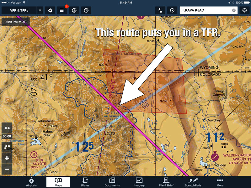 Grand Canyon Vfr Chart Foreflight 6 Skills To Help You Fly Through Complex Airspace | Boldmethod